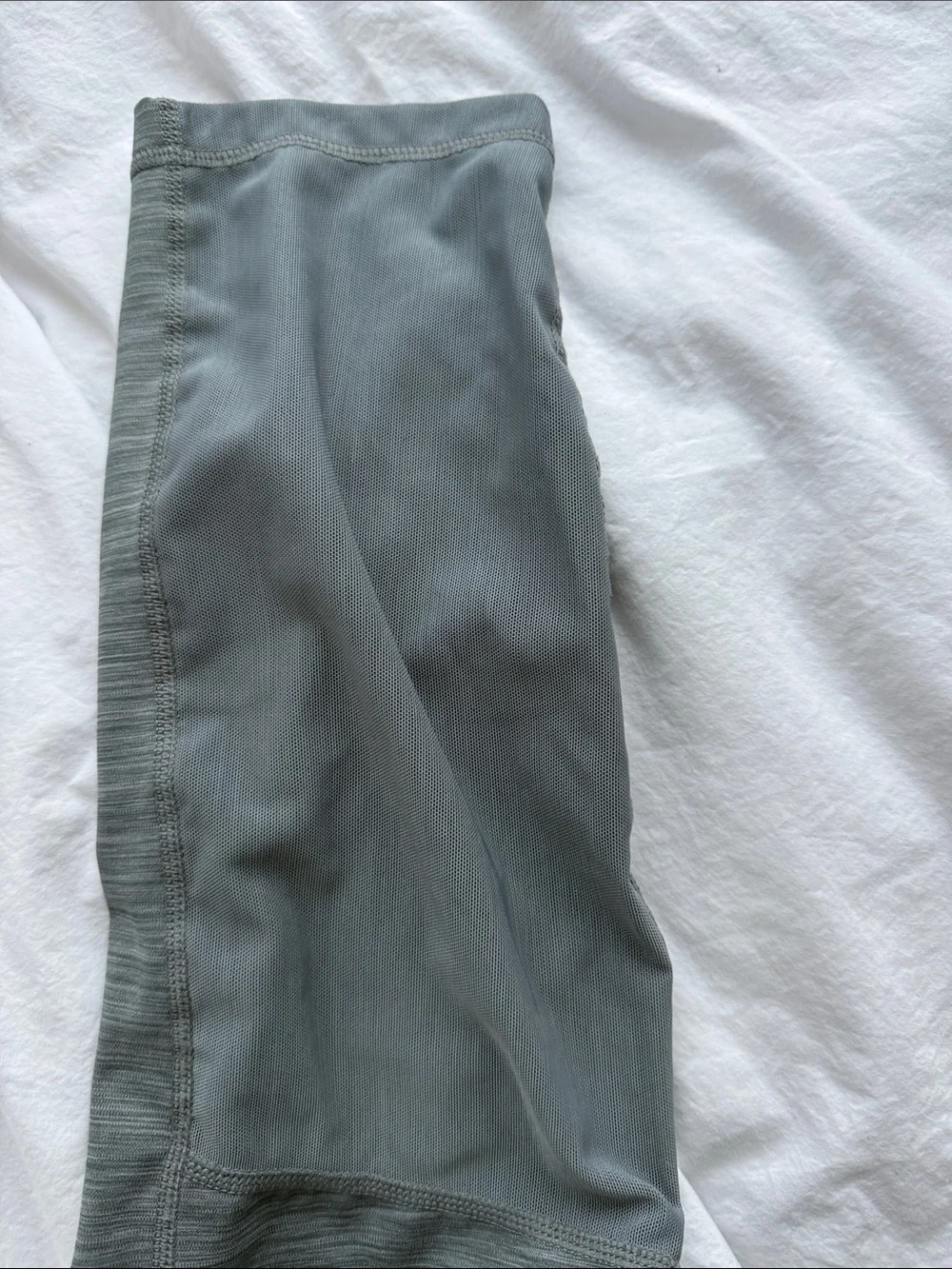 Nike Women’s Grey Pro Performance Leggings with Black Branded Waistband